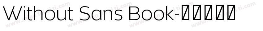 Without Sans Book字体转换